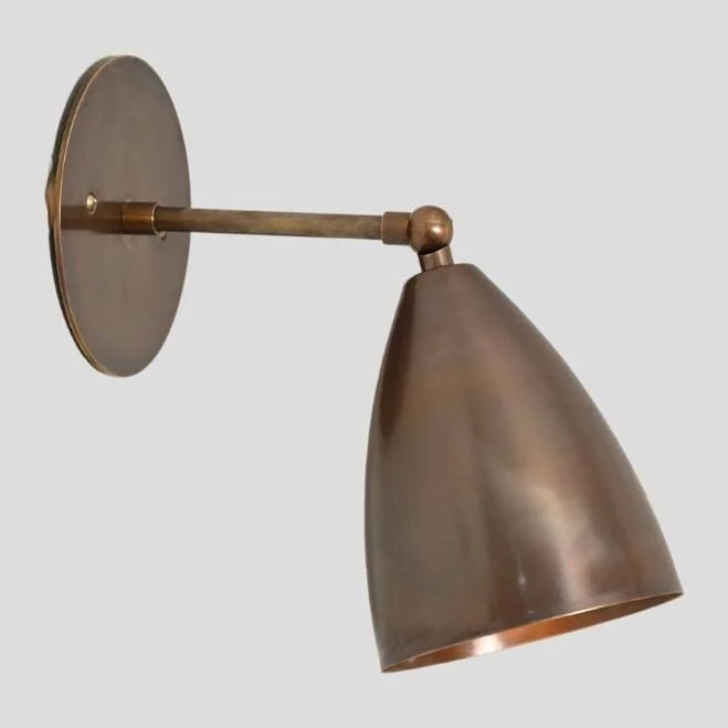 Brass Leaf Studio Adjustable Wall Sconce