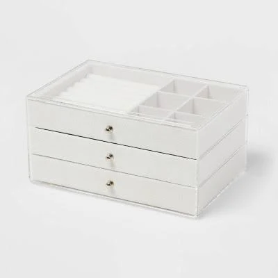 Brightroom 3 Drawer Acrylic Accessory Organizer