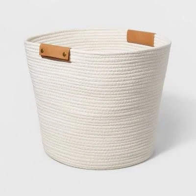 Brightroom Decorative Coiled Rope Basket