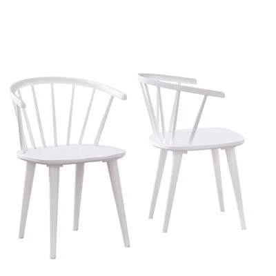 Buylateral Florence Farmhouse Spindle Dining Chairs (Set of 2)