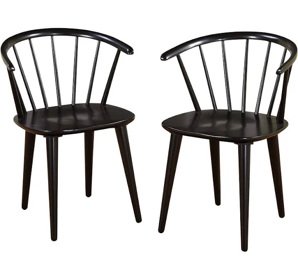 Buylateral Florence Farmhouse Spindle Dining Chairs (Set of 2)