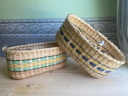 Ceramic Handle Basket - Custom colors available!!