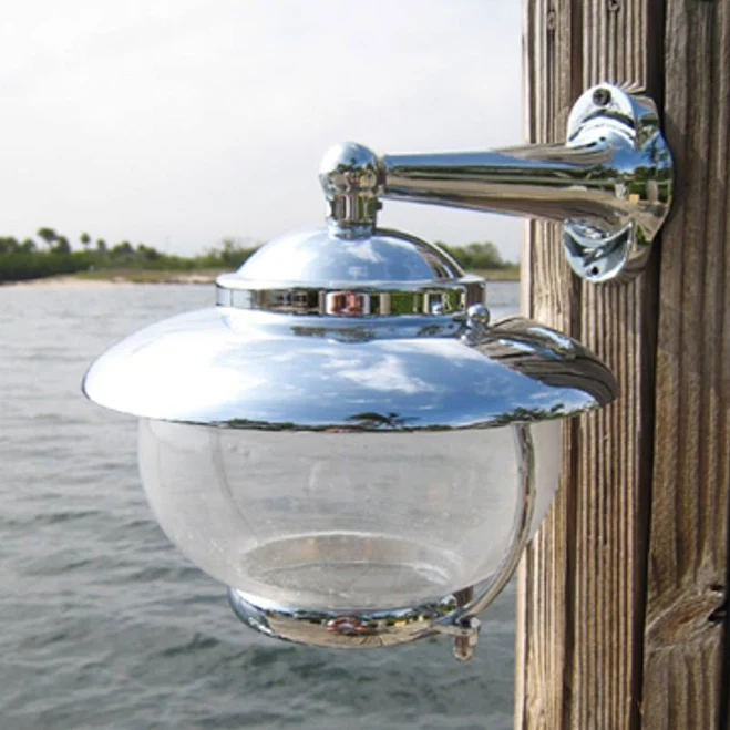 Chrome Nautical Sconce Dock Light