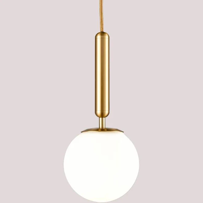 Claxy Gold Globe Pendant Light