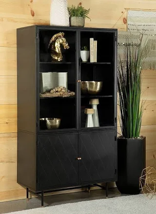 Coaster Santiago 4-Door Tall Storage Cabinet