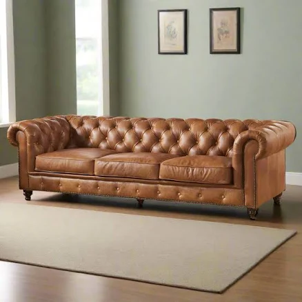 Crafters and Weavers Century Chesterfield Sofa