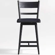 Crate & Barrel Arno Swivel Counter Stool