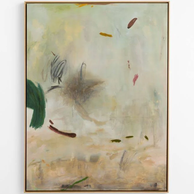 Crate & Barrel Ukiyo Framed Wall Art Print by Huda Hashim