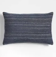 Crate & Barrel Vittoria Textured Throw Pillow