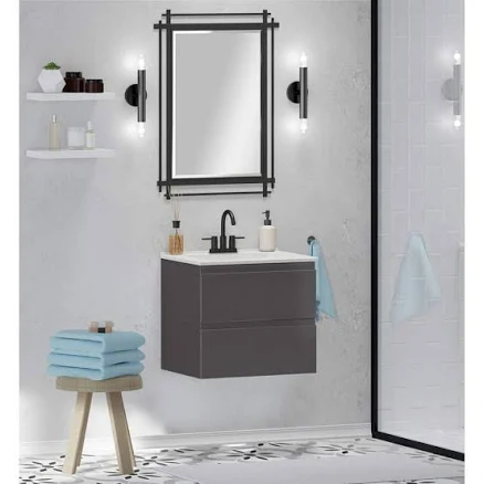 Crawley Single Sink Floating Bath Vanity