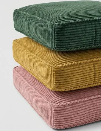 Custom Corduroy Bench Cushion