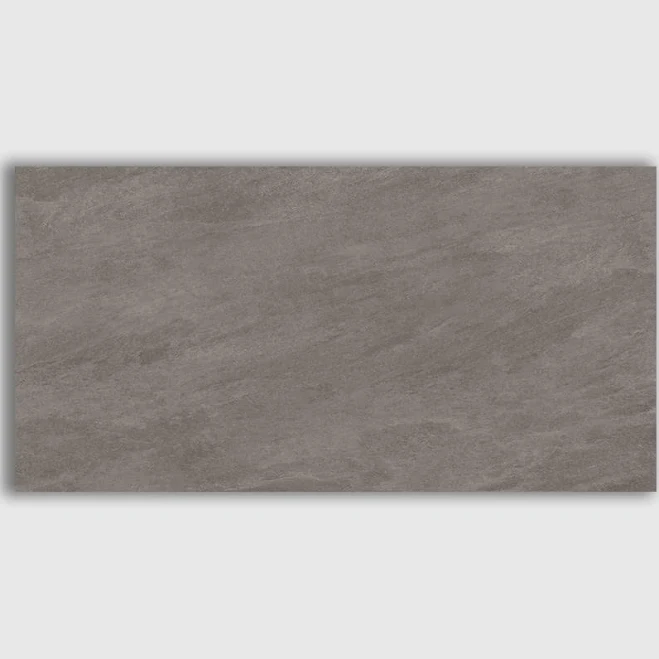 Dark Grey Natural Slate Look Porcelain Tile