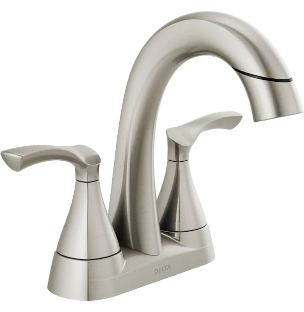 Delta Sandover 2-Handle Centerset Bathroom Faucet