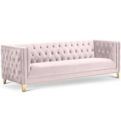 Diamond Modern Furniture Meridian Velvet Sofa
