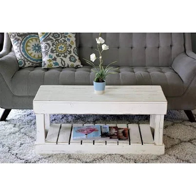 Doug and Cristy Designs Slatted Bottom Coffee Table