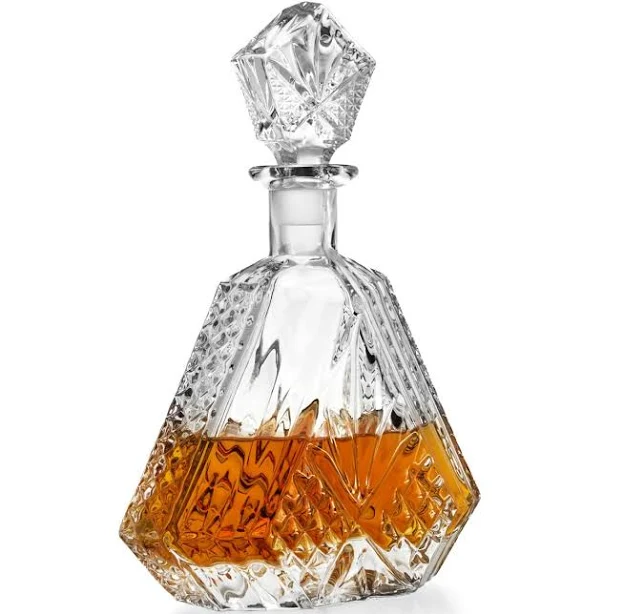 Dublin Triangular Crystal Decanter