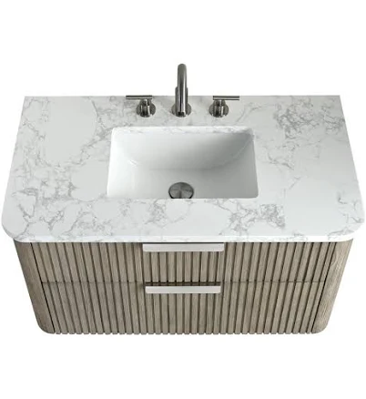 Ebern Designs Liljan 36'' Wall-Mounted Single Bathroom Vanity Base