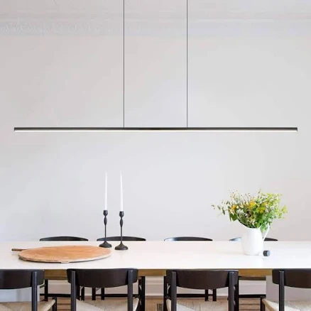 EDISLIVE Neculina 1-Light Integrated LED Island Linear Pendant Light