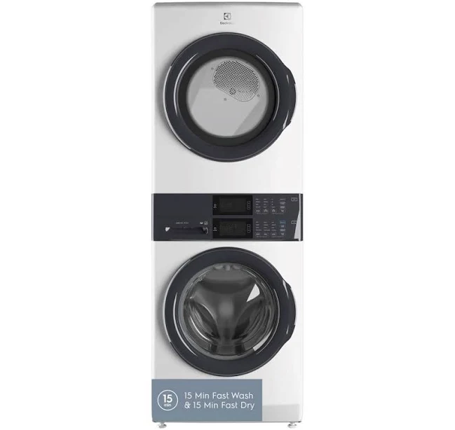 Electrolux LuxCare Wash Stacked Laundry Center ELTE7300AW