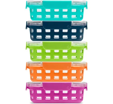 Ello 10pc Duraglass Meal Prep Containers Set