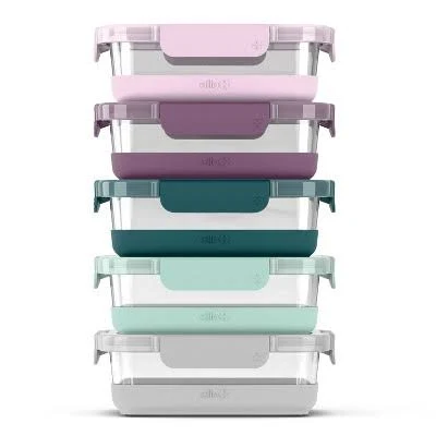 Ello 10pc Glass Meal Prep Food Storage Set