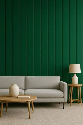 Emerald Green Velvet Wall Panels - Luxury Art Deco Headboard or Accent Wall | So