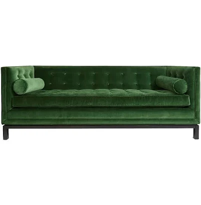 Emerald Velvet Sofa