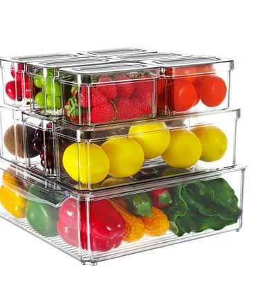 Felizhouse 10 Pack Refrigerator Organizer Bins