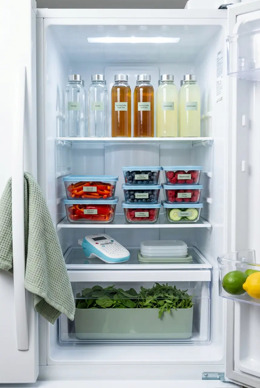 Healthy & Hydrating French Door Fridge Goals