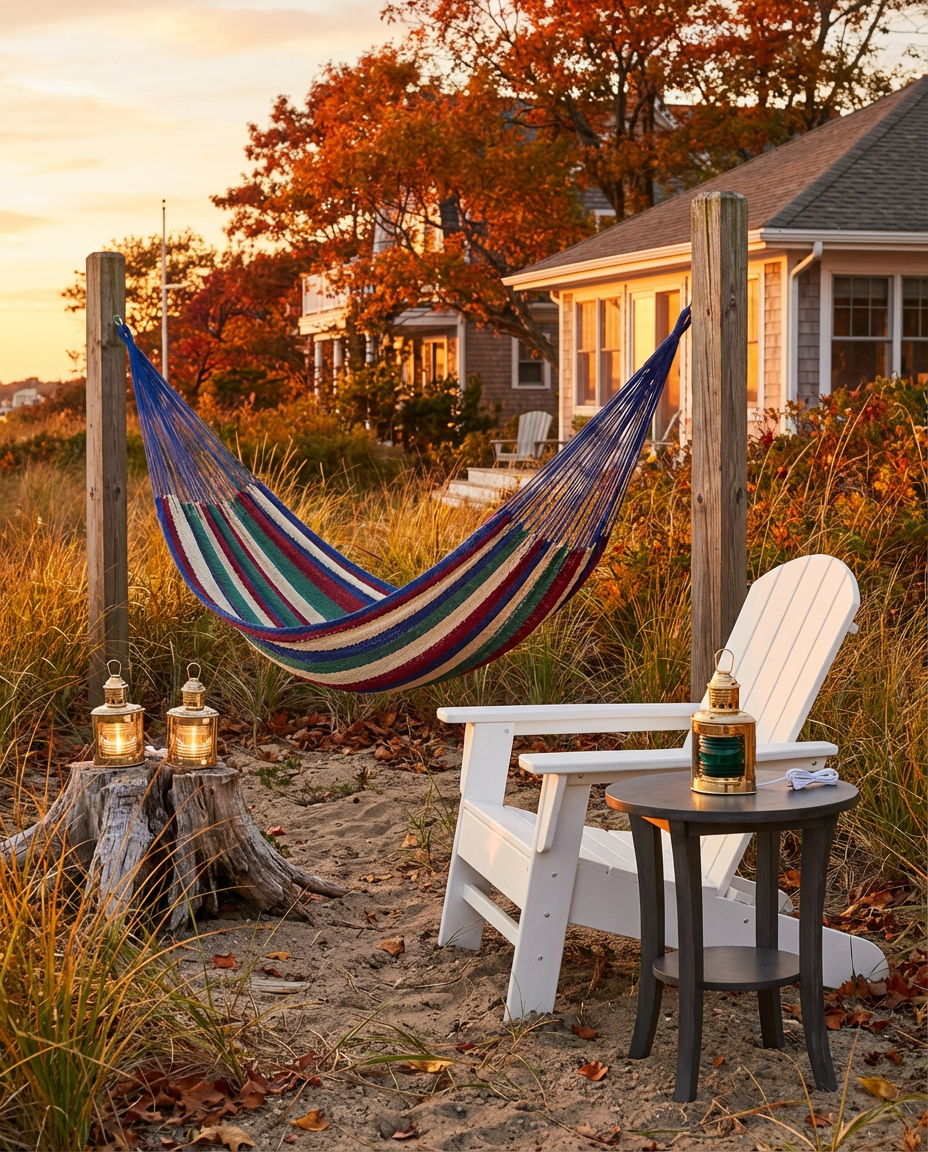 Coastal Retreat with Hammock and Dune Grasses