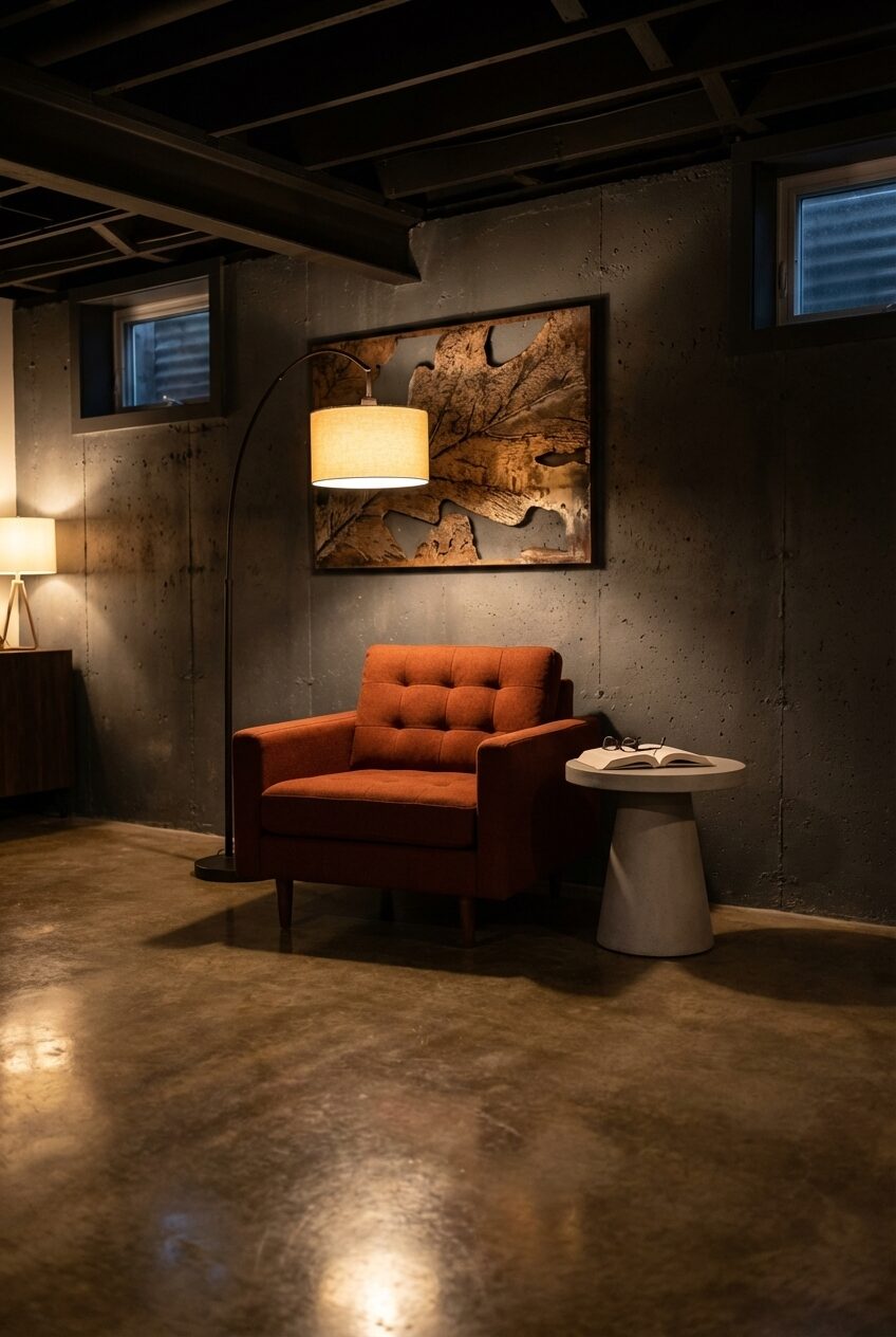 Basement Flooring Options: Polished Concrete with Radiant Heat