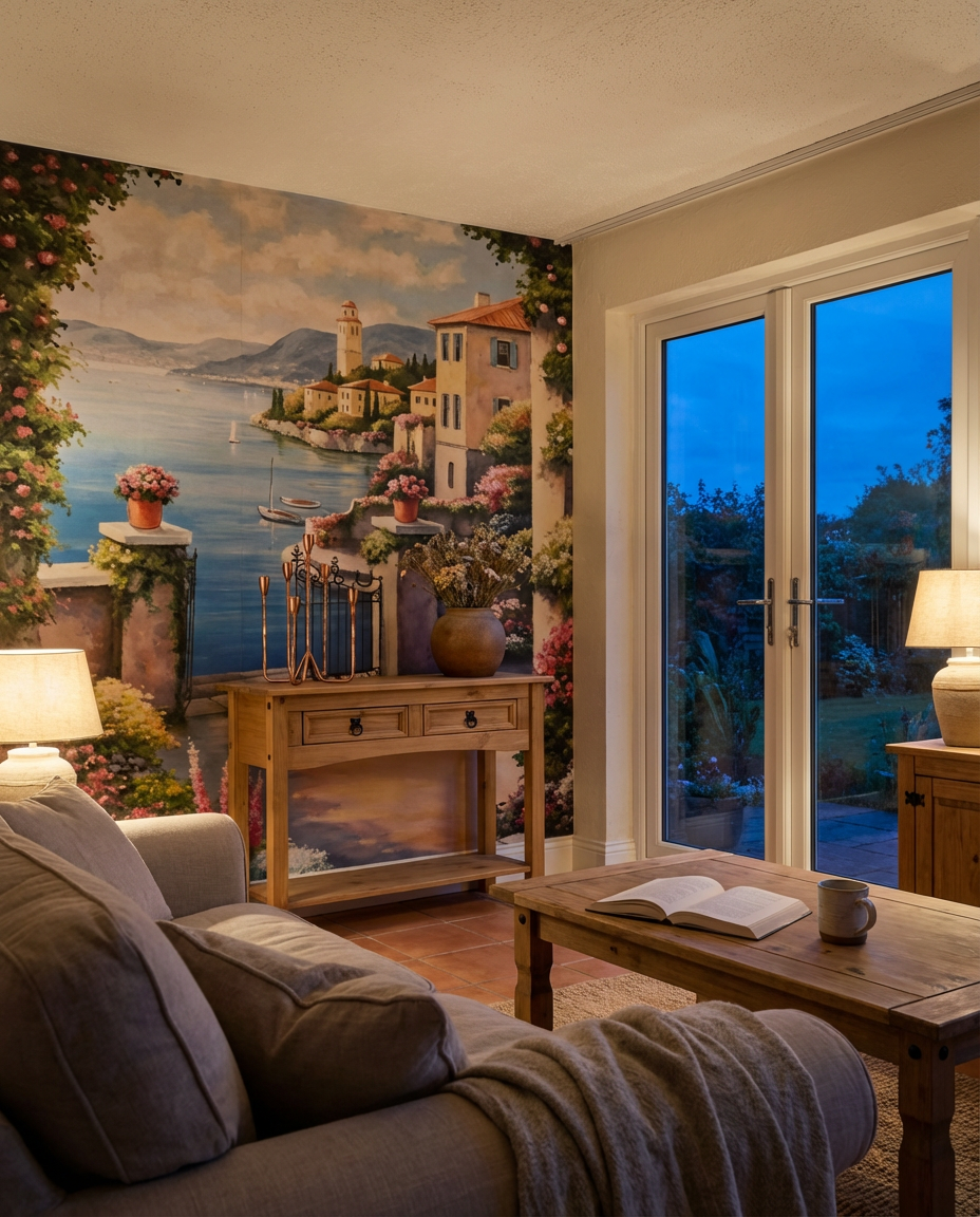 Fresco-Style Mural Painting