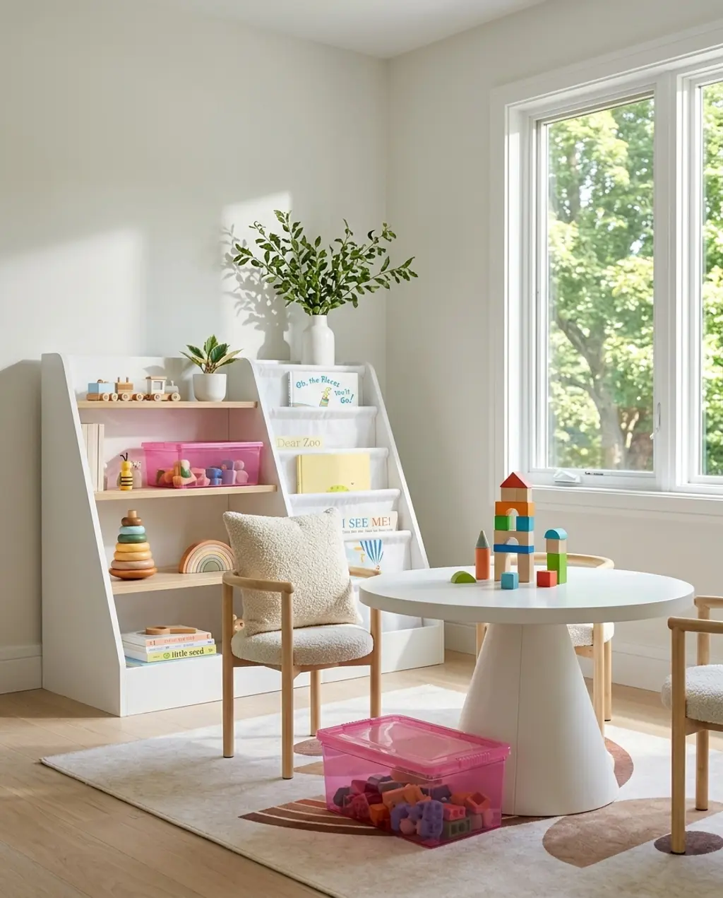 Organized Kid's Playroom with Checklist Readiness