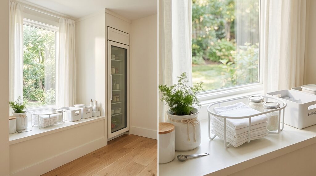 All-White Aesthetic Fridge for a Clean Look