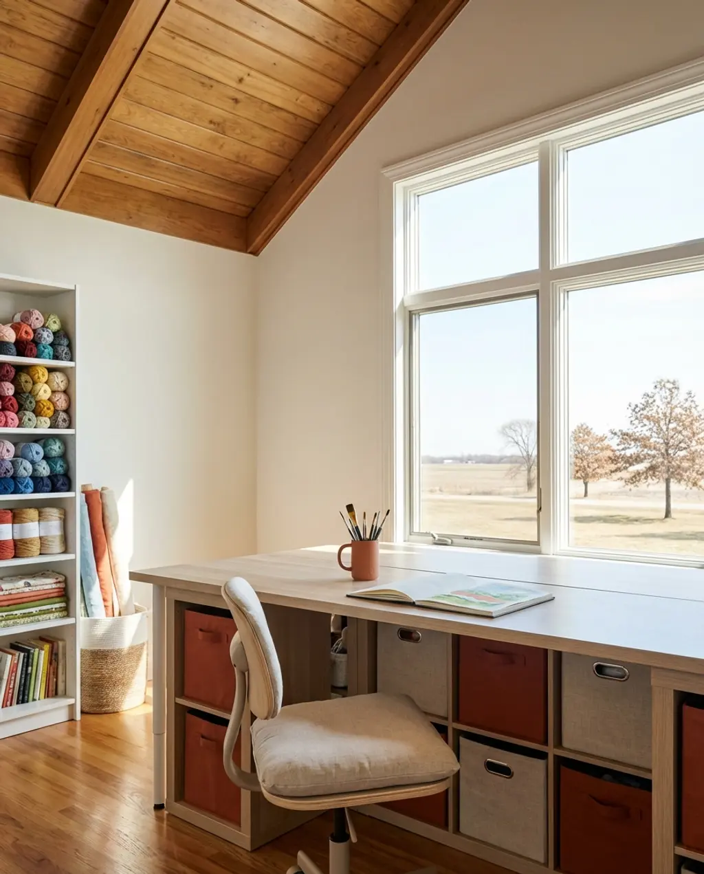 Organized Craft Room for Creative Checklist