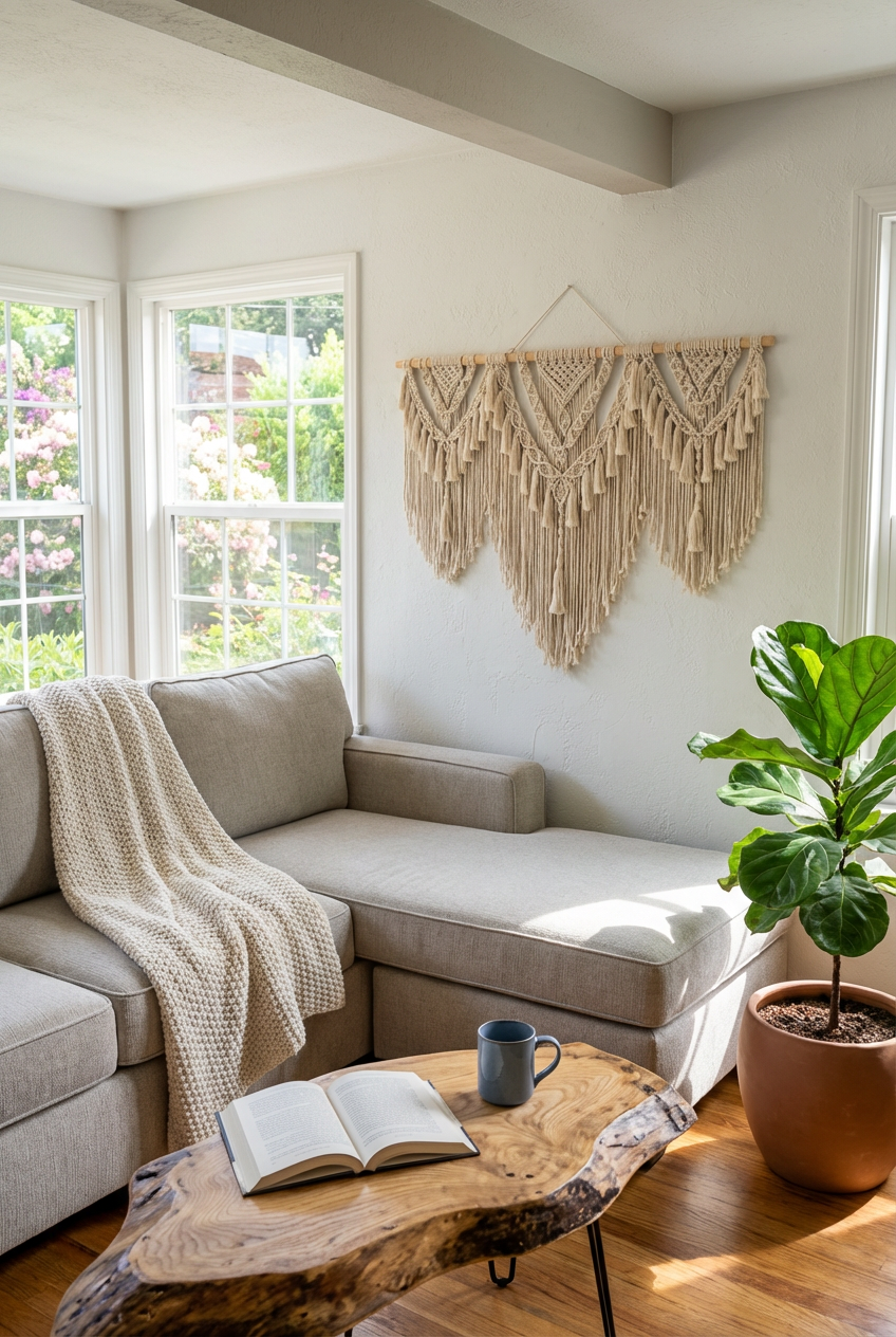 Textural Wall Hangings & Macrame Art