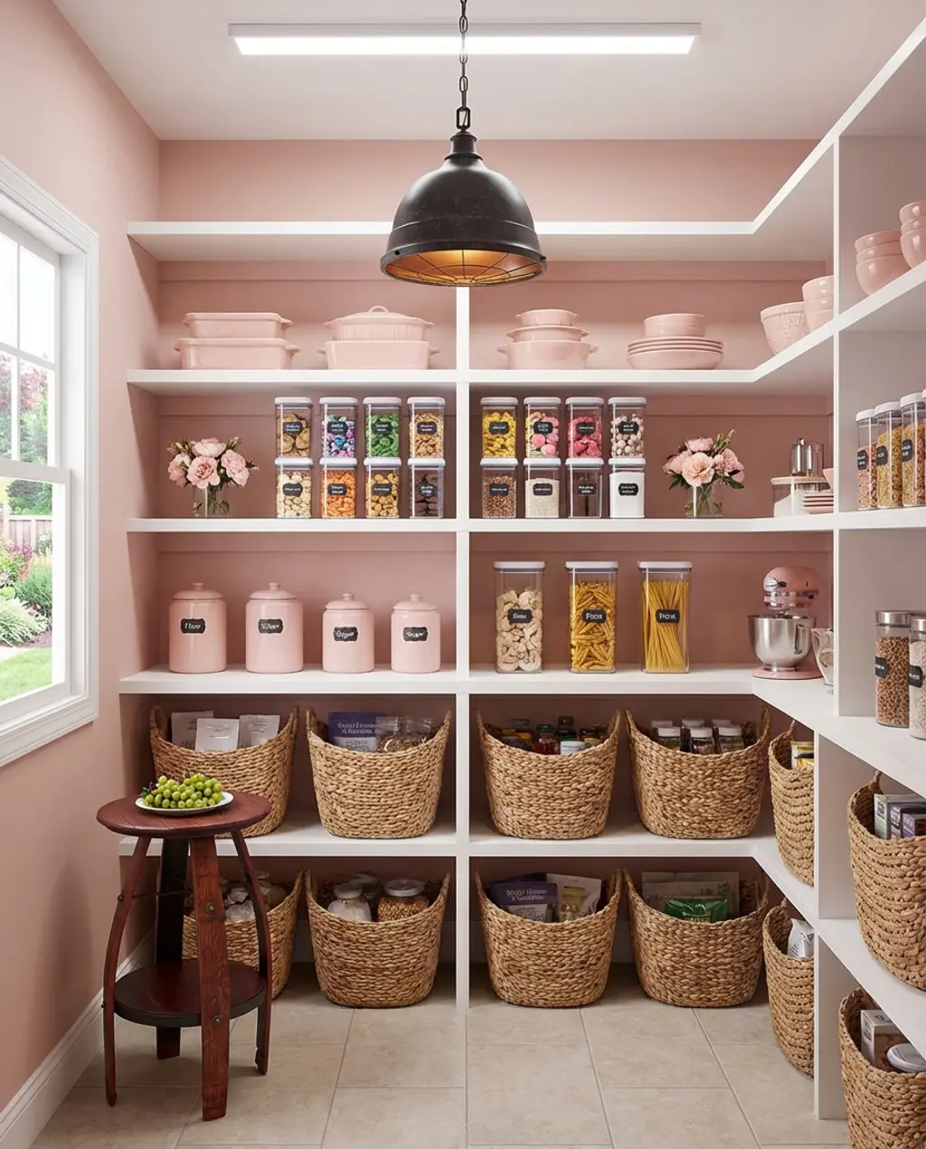 Rustic Basement Wine Cellar with Stone Walls