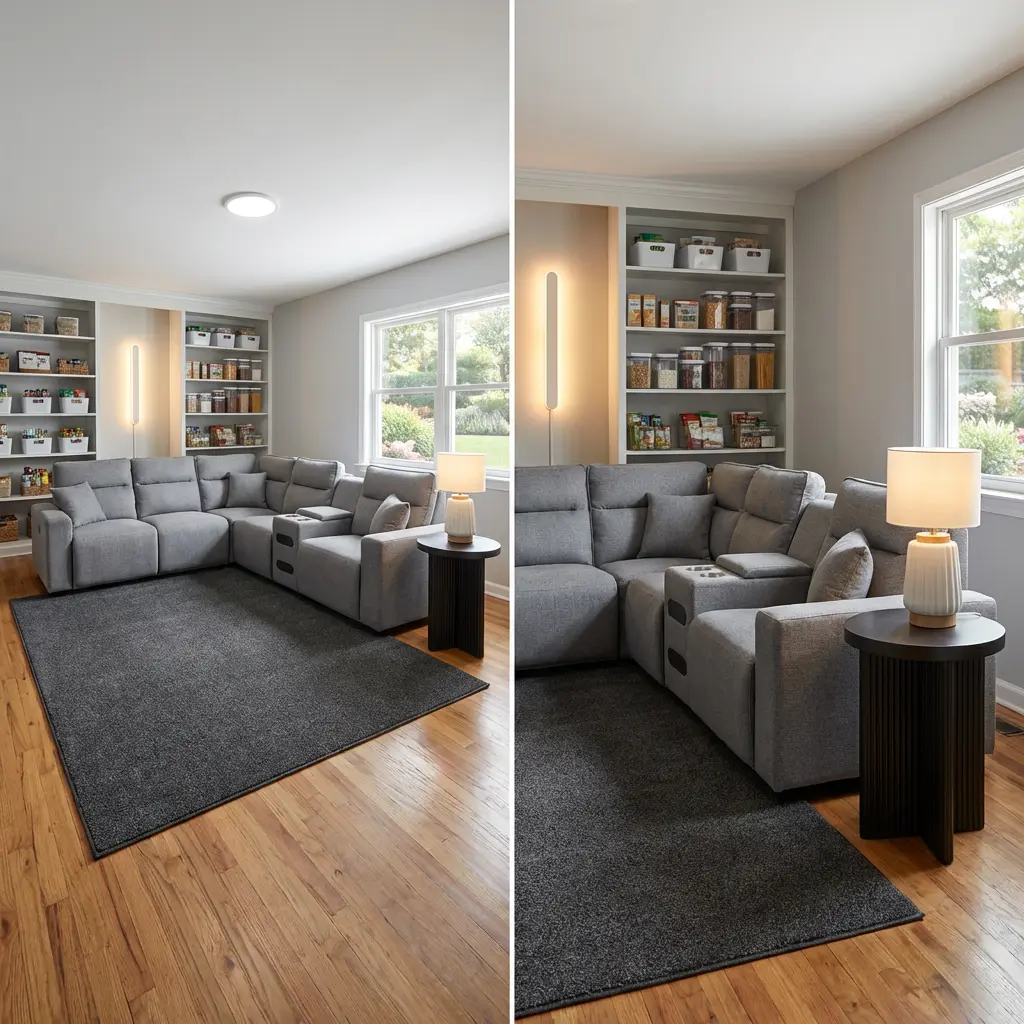 DIY Basement Home Theater with Soundproofing