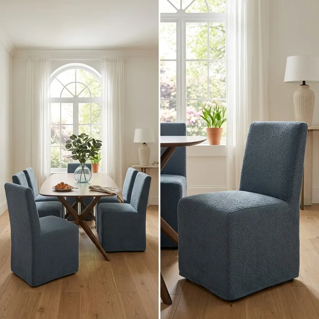 Comfortable Green Upholstered Dining Chairs for Cozy Meals