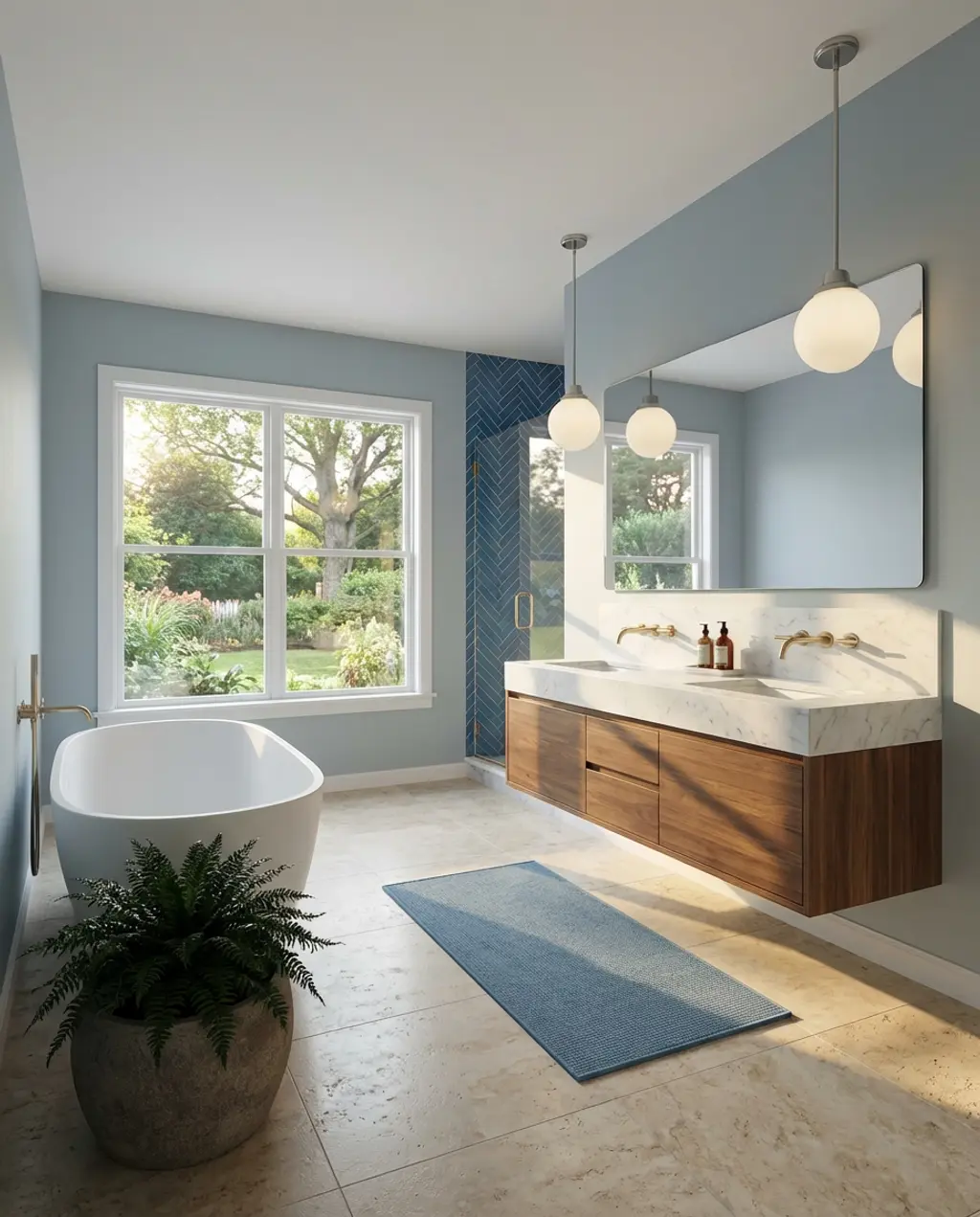 Light Gray Blue for a Spa-like Serenity — Luxury Version