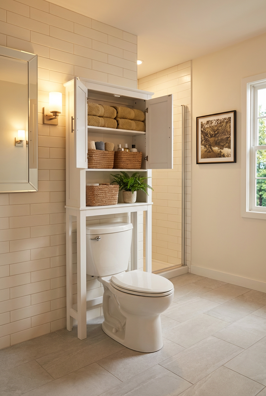 Smart Storage Solutions for Over-the-Toilet Space