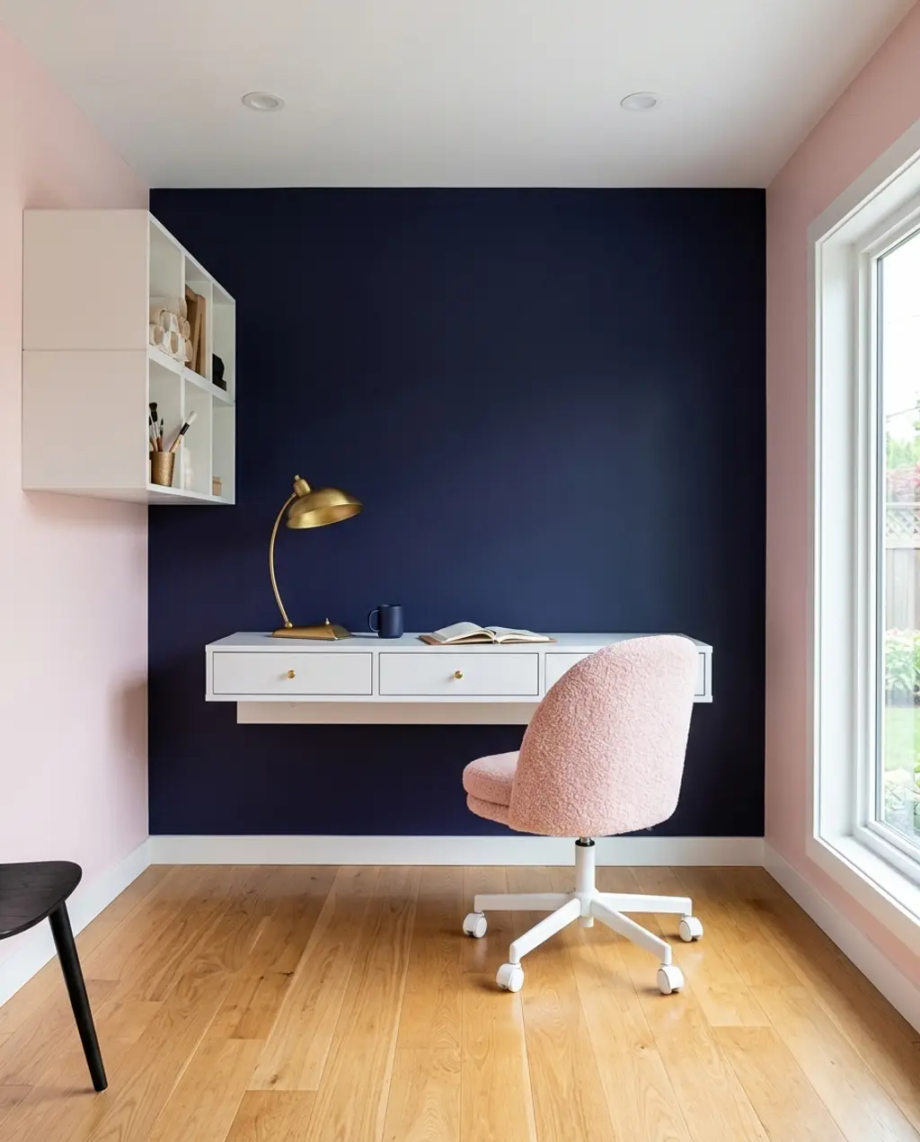 Modern Pink Home Office for Motivation