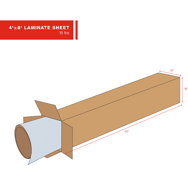 Formica 5 in. Laminate Sheet Carrara Bianco with Matte Finish