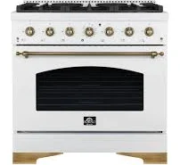 FORNO Antico 36-Inch Freestanding Gas Range