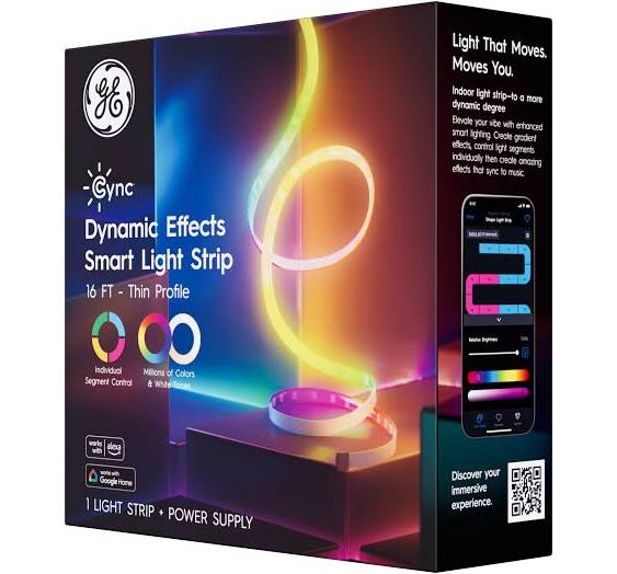 GE Cync Dynamic Effects Smart LED Light Strip