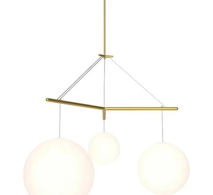 Geometric Triangle Pendant Lamp