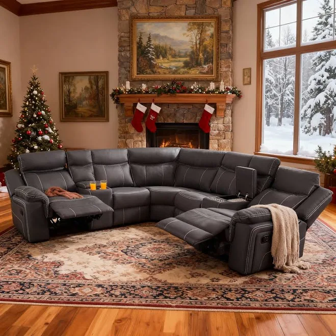 Gewnee Gray Sectional Sofa