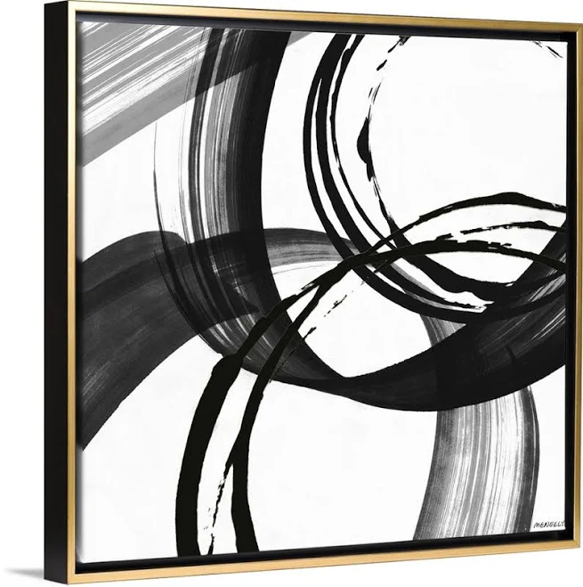 Great BIG Canvas Black and White Pop II Large Canvas Floating Frame Wall Art Pri