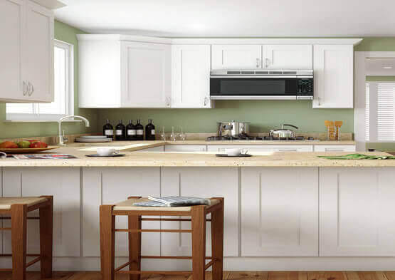 Great Buy Cabinets Ice White Shaker Kitchen Cabinets