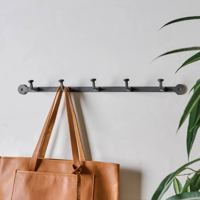 Hammered Aged Iron Wall Hooks